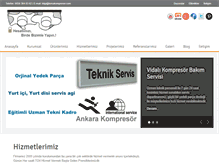 Tablet Screenshot of ankarakompresor.org